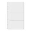 Finocam R566 Pack de 6 Fundas Portatarjetas para Agendas Open - Formato 500 - 120x2x182mm - PVC - Color Gris Claro