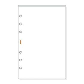 Finocam R567 Bloc de Notas para Agendas Open - Perforado - Formato 500 - 117x5x181mm - Liso - Color Blanco