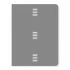 Finocam R569 Archivador para Agendas Open - Formato 500 - 156x52x207mm - Color Gris Oscuro