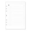 Finocam R1002 Planficador de Recambio para Agendas Open - Formato 1000 - 155x5x215mm - Color Blanco