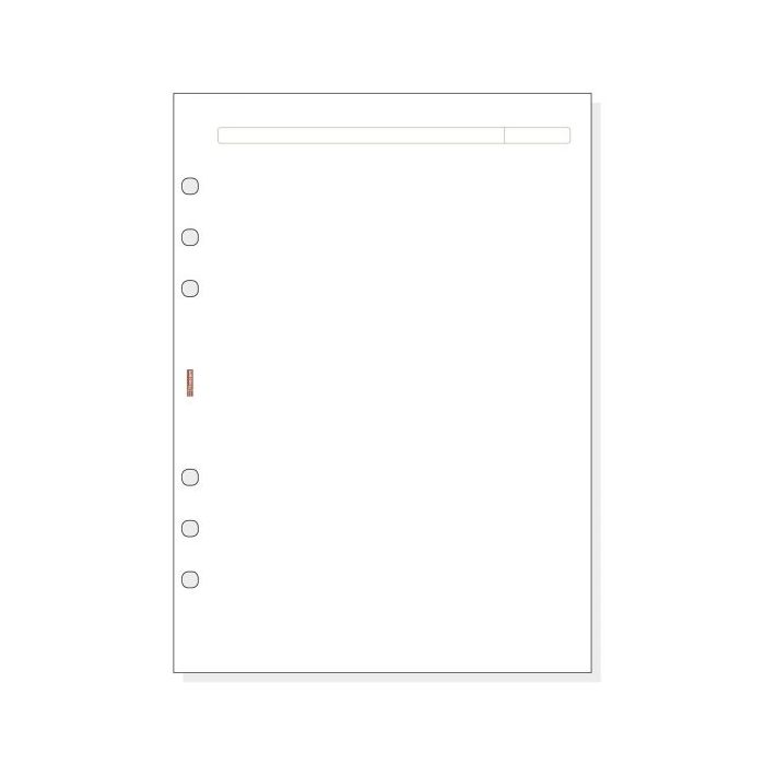 Finocam R1042 Recambio para Agendas Open - Formato 1000 - 155x5x215mm - Color Blanco
