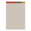 Finocam R1062 Separadores Superiores para Agendas Open - 3 Solapas - Formato 1000 - 155x2x225mm - PVC - Color Marron