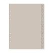 Finocam R1064 Indice Alfabetico para Agendas Open - 13 Solapas - Formato 1000 - 166x2x215mm - PVC - Color Beige Grisaceo