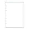 Finocam R1067 Bloc de Notas para Agendas Open - Perforado - Formato 1000 - 155x5x215mm - Liso - Color Blanco