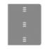 Finocam R1069 Archivador para Agendas Open - Formato 1000 - 196x52x243mm - Color Gris Oscuro