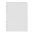 Finocam R1070 Pack de 6 Fundas Porta Cd para Agendas Open - Formato 1000 - 141x2x215mm - PVC - Color Gris Claro