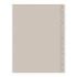 Finocam R4064 Indice Alfabetico para Agendas Open - 13 Solapas - Formato A4 - 220x2x297mm - PVC - Color Beige Grisaceo