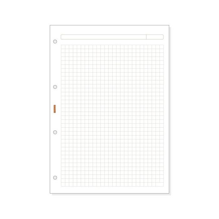 Finocam R4040 Recambio para Agendas Open - Formato A4 - 210x5x297mm - Color Blanco