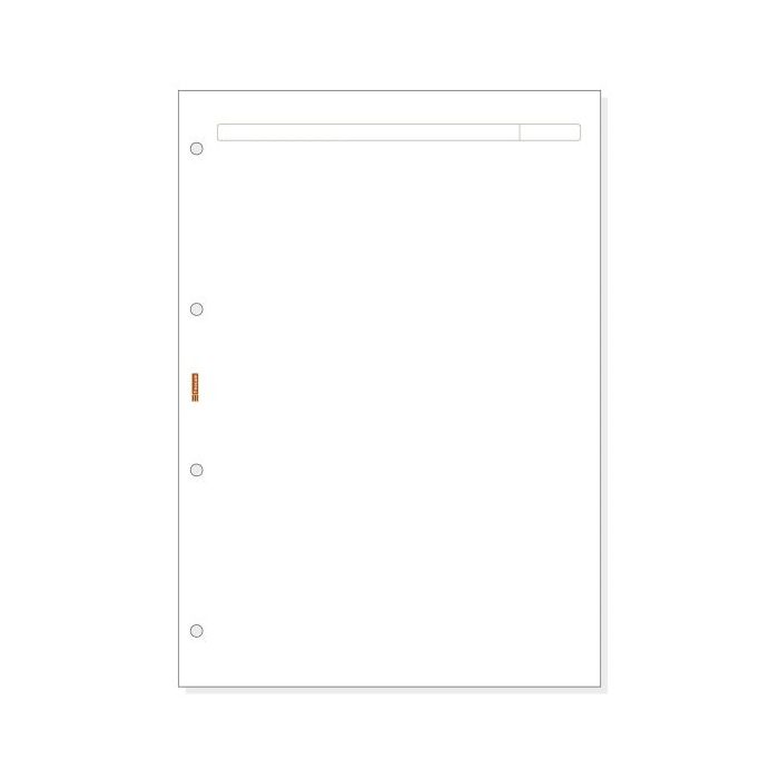 Finocam R4042 Recambio para Agendas Open - Formato A4 - 210x5x297mm - Color Blanco