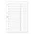Finocam R4052 Recambio Telefonico para Agendas Open - Formato A4 - 210x5x297mm - Color Blanco