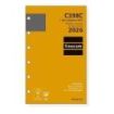 Finocam C398C Recambio para Agendas Classic en Catalan - Anual 2026 - Esquinas Microperforadas - Formato 603 - 79x18x127mm - 1 Dia por Pagina - Color Blanco
