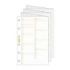 Finocam C296 Planificador de Recambio para Agendas Classic - Anual 2026 - Desplegable - Formato 602 - 73x1x114mm - Color Blanco