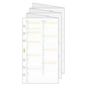 Finocam C996 Planificador de Recambio para Agendas Classic - Anual 2026 - Desplegable - Formato 609 - 94x1x171mm - Color Blanco