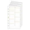 Finocam C996 Planificador de Recambio para Agendas Classic - Anual 2026 - Desplegable - Formato 609 - 94x1x171mm - Color Blanco