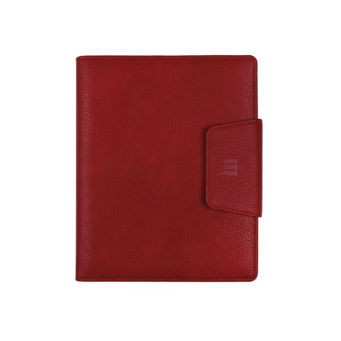 Finocam Open Nova Agenda Organizador - Anual 2026 - Formato 1000 - 205x43x249mm - Semana Vista en Vertical - Color Rojo