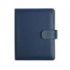Finocam Open Piel Andrea Agenda Organizador en Catalan - Anual 2026 - Formato 500 - 165x40x210mm - Semana Vista en Vertical - Color Azul