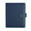 Finocam Open Piel Andrea Agenda Organizador en Catalan - Anual 2026 - Formato 1000 - 205x43x249mm - Semana Vista en Vertical - Color Azul