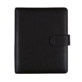Finocam Open Piel Andrea Agenda Organizador en Catalan - Anual 2026 - Formato 1000 - 205x43x249mm - Semana Vista en Vertical - Color Negro