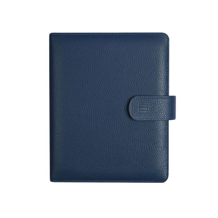 Finocam Open Piel Andrea Agenda Organizador - Formato 1000 - 205x43x249mm - 1 Dia por Pagina - Color Azul