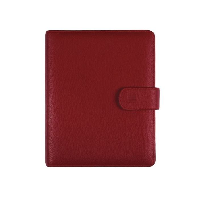 Finocam Open Piel Andrea Agenda Organizador - Formato 1000 - 205x43x249mm - 1 Dia por Pagina - Color Burdeos