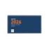 Finocam Coctel Agenda Plana - Anual 2026 - Formato Pl1 - 121x6x6mm - Semana Vista en Vertical - Color Azul