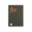 Finocam Min Agenda Plana - Anual 2026 - Formato Pl3 - 85x6x131mm - Semana Vista Horizontal - Color Verde Oscuro