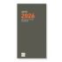 Finocam P499C Recambio para Agenda Plana en Catalan - Anual 2026 - Formato Pl4 - 81x5x150mm - Semana Vista Horizontal - Color Blanco