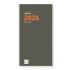 Finocam P497C Recambio para Agenda Plana en Catalan - Anual 2026 - Formato Pl4 - 80x150x3mm - Mes Vista - Color Blanco