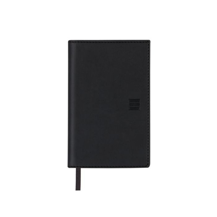 Finocam Ibis Agenda Plana en Catalan - Anual 2026 - Formato Pl3 - 90x10x10mm - Semana Vista Horizontal - Color Negro