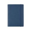 Finocam Duoband Agenda con Bloc de Notas - Anual 2026 - Formato E5 - 130x15x192mm - Semana Vista Horizontal - Color Azul