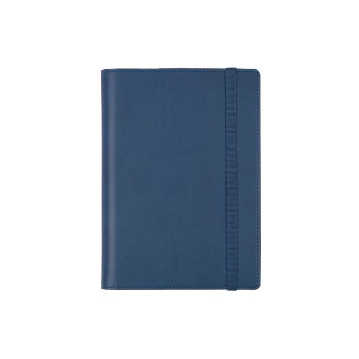 Finocam Duoband Agenda - Anual 2026 - Bloc de Notas - Formato E5 - 136x25x192mm - 1 Dia por Pagina - Color Azul