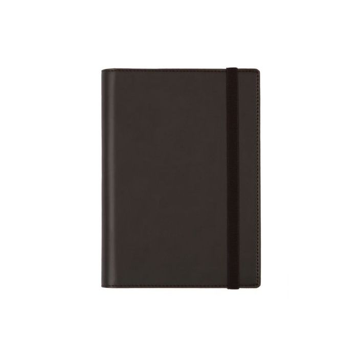 Finocam Duoband Agenda con Bloc de Notas en Catalan - Anual 2026 - Formato E5 - 136x25x192mm - 1 Dia por Pagina - Color Negro