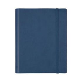 Finocam Duoband Agenda con Bloc de Notas en Catalan - Anual 2026 - Formato E10 - 176x28x226mm - 1 Dia por Pagina - Color Azul