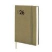 Finocam Dynamic Mara Agenda Profesional - Anual 2026 - Tapa Blanda - Cierre con Goma Elastica - Formato Y4 - 124x22x174mm - 1 Dia por Pagina - Color Verde