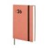 Finocam Dynamic Mara Agenda Profesional - Anual 2026 - Tapa Blanda - Cierre con Goma Elastica - Formato Y4 - 124x22x174mm - 1 Dia por Pagina - Color Coral