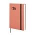 Finocam Dynamic Mara Agenda Profesional en Catalan - Anual 2026 - Tapa Blanda - Cierre con Goma Elastica - Formato Y4 - 124x22x174mm - 1 Dia por Pagina - Color Coral