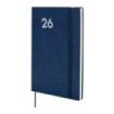 Finocam Dynamic Mara Agenda Profesional - Anual 2026 - Tapa Blanda - Cierre con Goma Elastica - Formato Y10 - 144x11x208mm - Semana Vista en Vertical - Color Azul