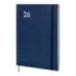 Finocam Dynamic Mara Agenda Profesional - Anual 2026 - Tapa Blanda - Cierre con Goma Elastica - Formato Y12 - 214x11x275mm - Semana Vista en Vertical - Color Azul
