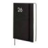 Finocam Dynamic Mara Agenda Profesional en Catalan - Anual 2026 - Tapa Blanda - Cierre con Goma Elastica - Formato Y10 - 144x22x208mm - 1 Dia por Pagina - Color Negro