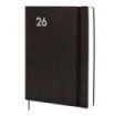 Finocam Dynamic Mara Agenda Profesional en Catalan - Anual 2026 - Tapa Blanda - Cierre con Goma Elastica - Formato Y12 - 214x25x275mm - 1 Dia por Pagina - Color Negro
