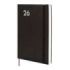 Finocam Dynamic Mara Agenda Profesional en Catalan - Anual 2026 - Tapa Blanda - Cierre con Goma Elastica - Formato Y11 - 169x22x245mm - 1 Dia por Pagina - Color Negro