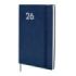 Finocam Dynamic Mara Agenda Profesional en Catalan - Anual 2026 - Tapa Blanda - Cierre con Goma Elastica - Formato Y11 - 169x11x245mm - Semana Vista en Vertical - Color Azul