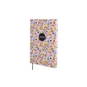 Finocam Dynamic Porto Design Agenda - Anual 2026 - Tapa Dura - Formato Y10 - 145x12x210mm - Semana Vista en Vertical - Tematica de Flores