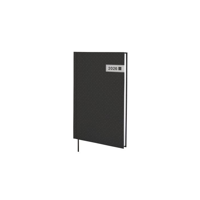 Finocam Dynamic Porto Agenda - Anual 2026 - Sin Cierre - Formato Y10 - 145x12x210mm - Semana Vista en Vertical - Color Negro