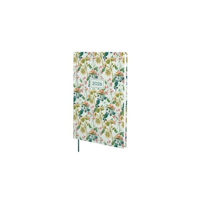 Finocam Dynamic Porto Design Agenda en Catalan - Anual 2026 - Tapa Dura - Formato Y10 - 145x12x210mm - Semana Vista en Vertical - Tematica de Flores