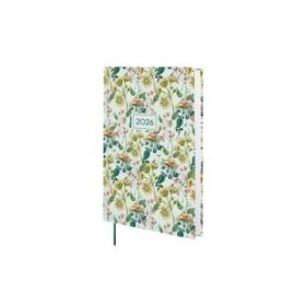 Finocam Dynamic Porto Design Agenda en Catalan - Anual 2026 - Tapa Dura - Formato Y10 - 145x23x210mm - 1 Dia por Pagina - Tematica de Flores