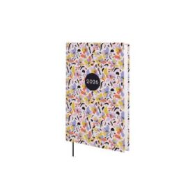 Finocam Dynamic Porto Design Agenda en Catalan - Anual 2026 - Tapa Dura - Formato Y10 - 145x23x210mm - 1 Dia por Pagina - Tematica de Flores
