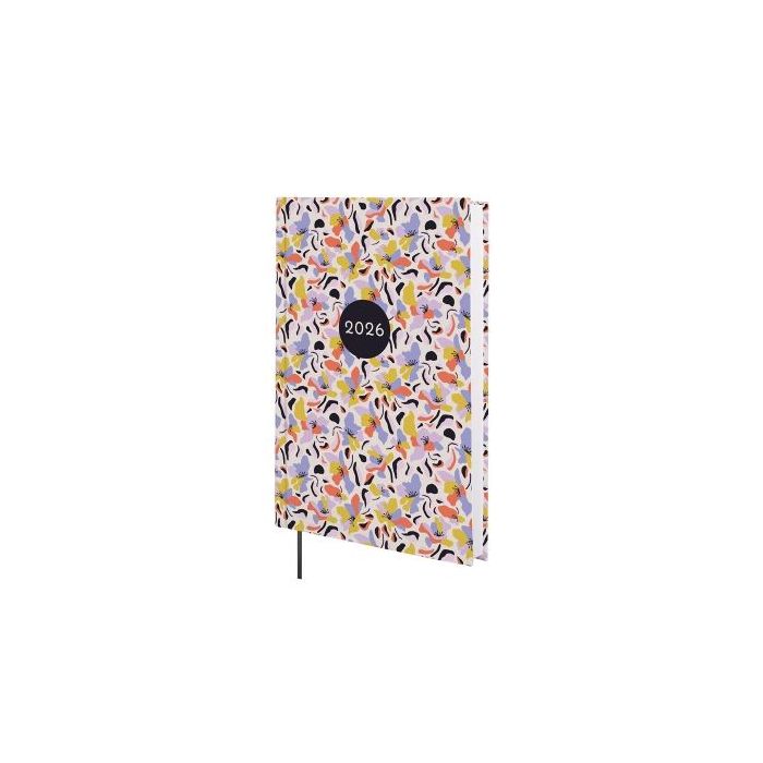 Finocam Dynamic Porto Design Agenda en Catalan - Anual 2026 - Tapa Dura - Formato Y10 - 145x23x210mm - 1 Dia por Pagina - Tematica de Flores