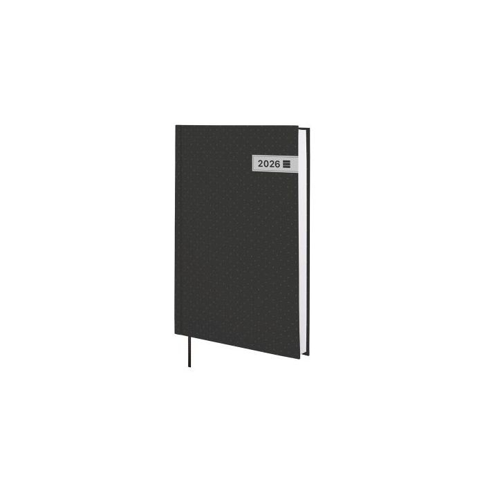 Finocam Dynamic Porto Agenda en Catalan - Anual 2026 - Sin Cierre - Formato Y10 - 145x23x210mm - 1 Dia por Pagina - Color Negro