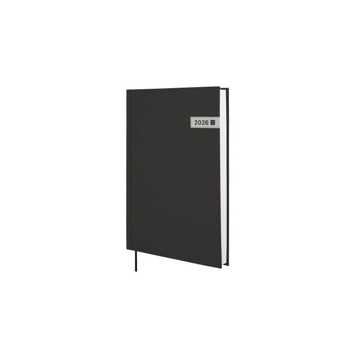Finocam Dynamic Porto Agenda - Anual 2026 - Sin Cierre - Formato Y11 - 168x26x245mm - 1 Dia por Pagina - Color Negro